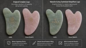 different gua sha logo custom