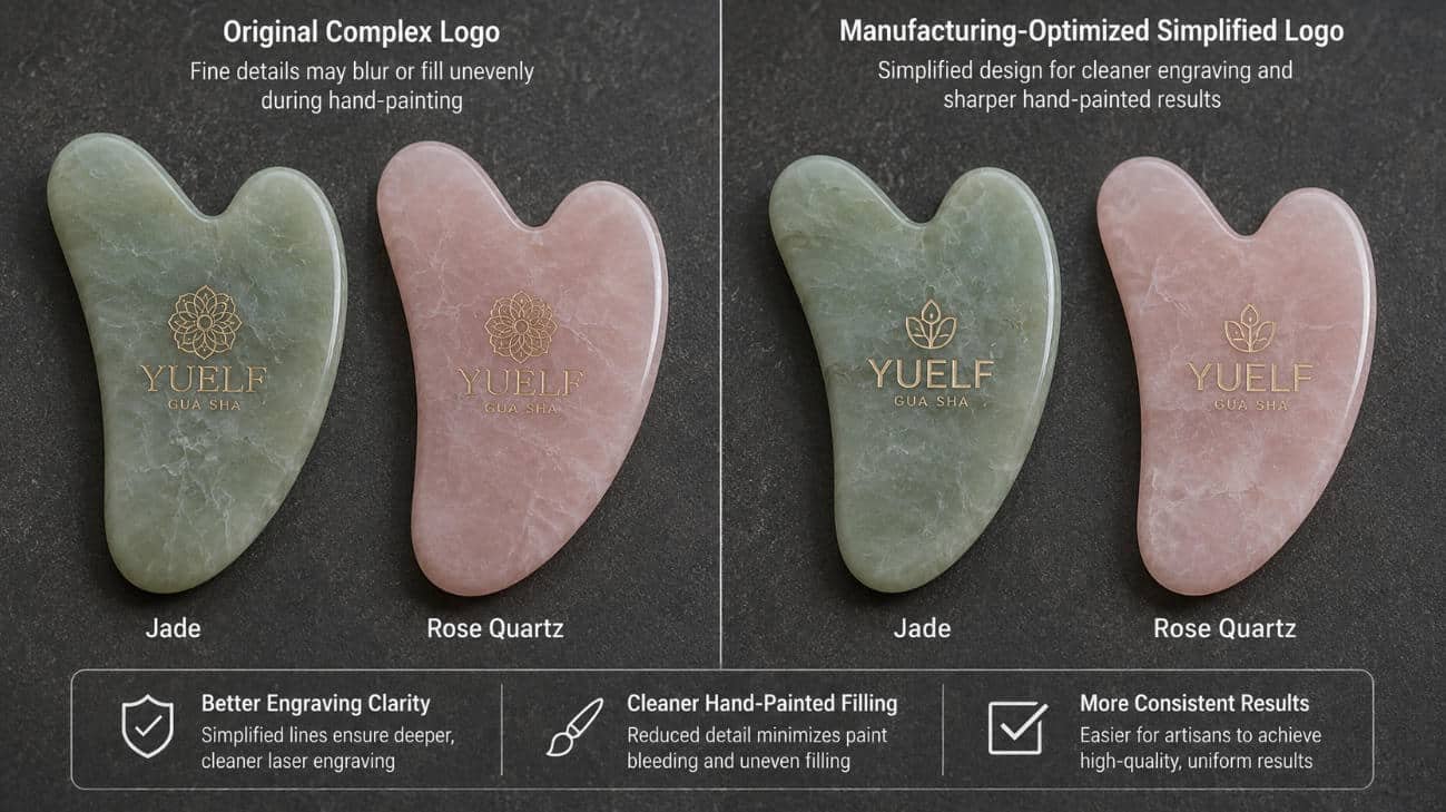 different gua sha logo custom