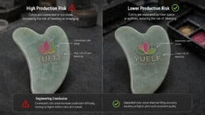 gua sha custom logo Color Bleed