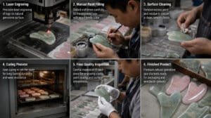 gua sha custom logo process