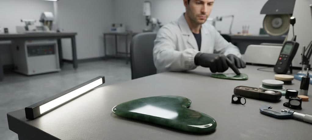 gua sha production polishing step