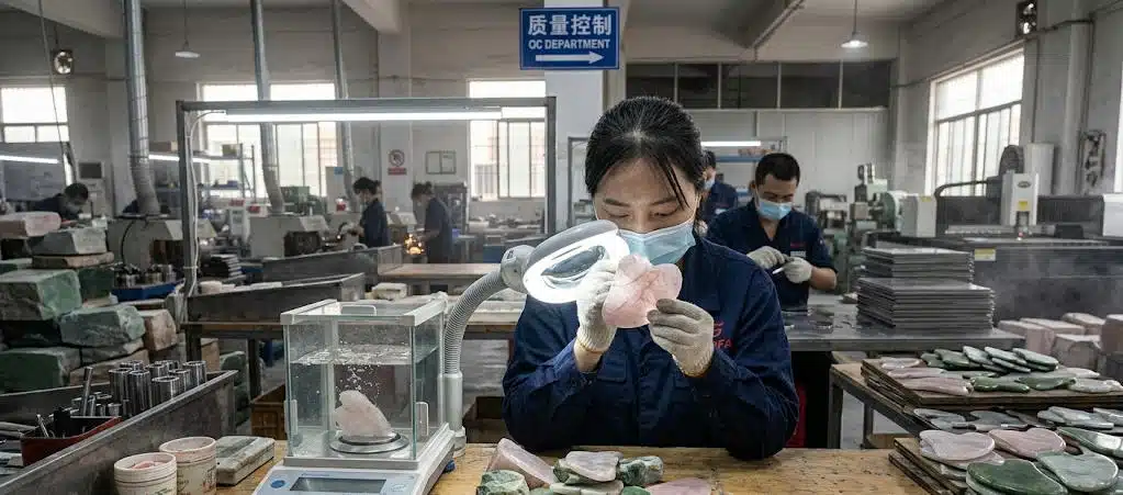 stone gua sha quality check