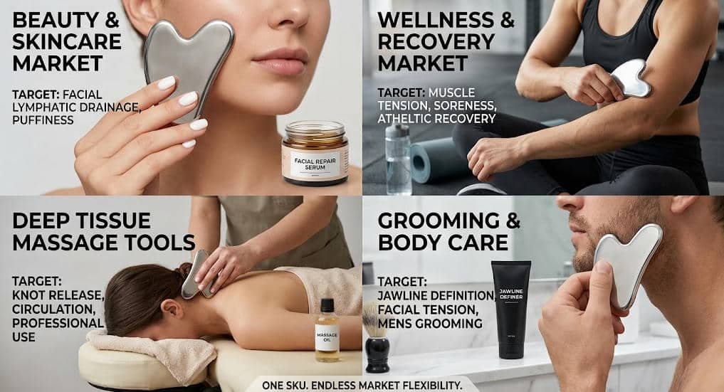 Introduction to Usage Scenarios for Stainless Steel Gua Sha Tools