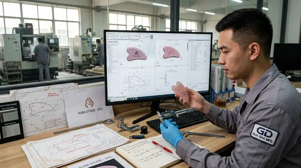 from 3d model to perfect gua sha tools