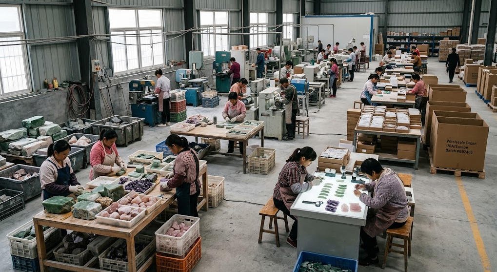 gua sha factory production area