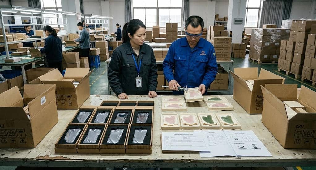 gua sha wholesale packaging Checklist to Container
