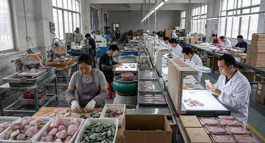 natural stone gua sha production