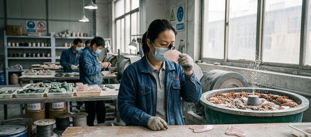 polishing time is important in gua sha production