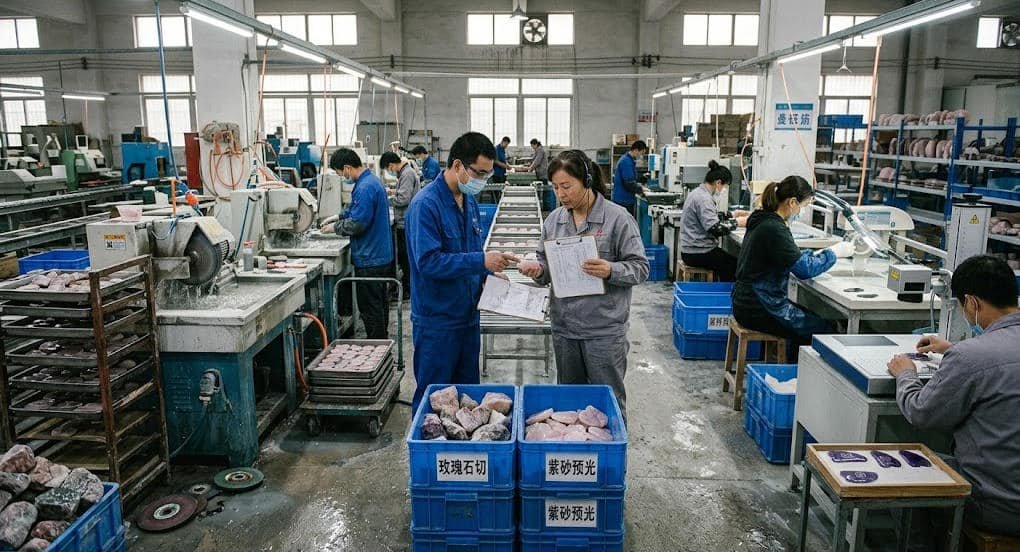 real gua sha production area