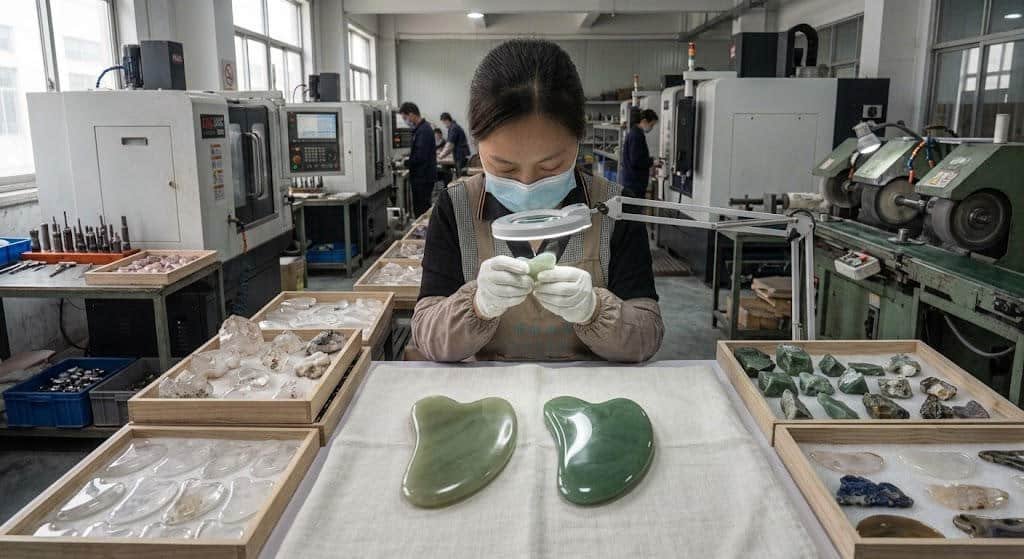 real jade gua sha polishing check