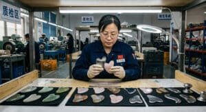 Gua Sha Manufacturer Surface Smoothness Inspection