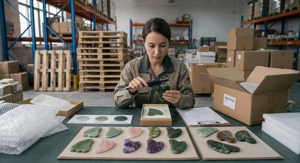 Gua Sha Tool Arrival Quality Inspection