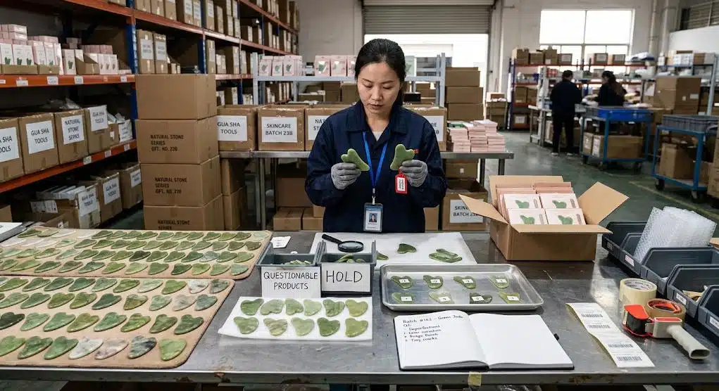 Gua Sha Tool Arrival stock Quality Inspection