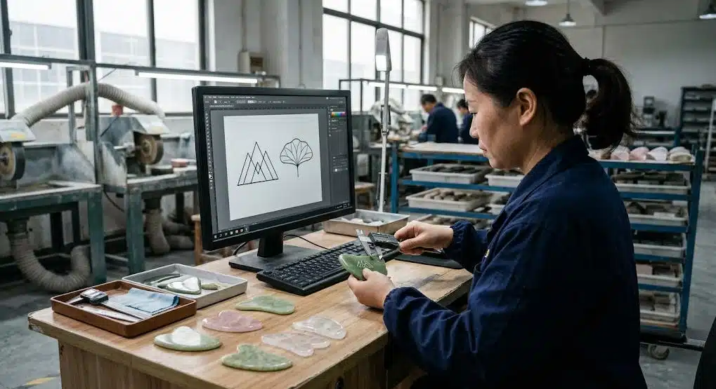 Finalizing the design for the Gua Sha logo
