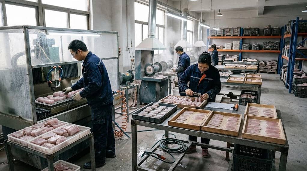 Gua sha tools are currently in orderly production