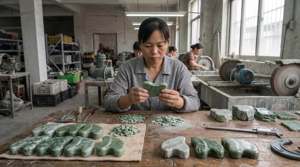Manufacturing losses associated with Gua Sha lymphatic brushes