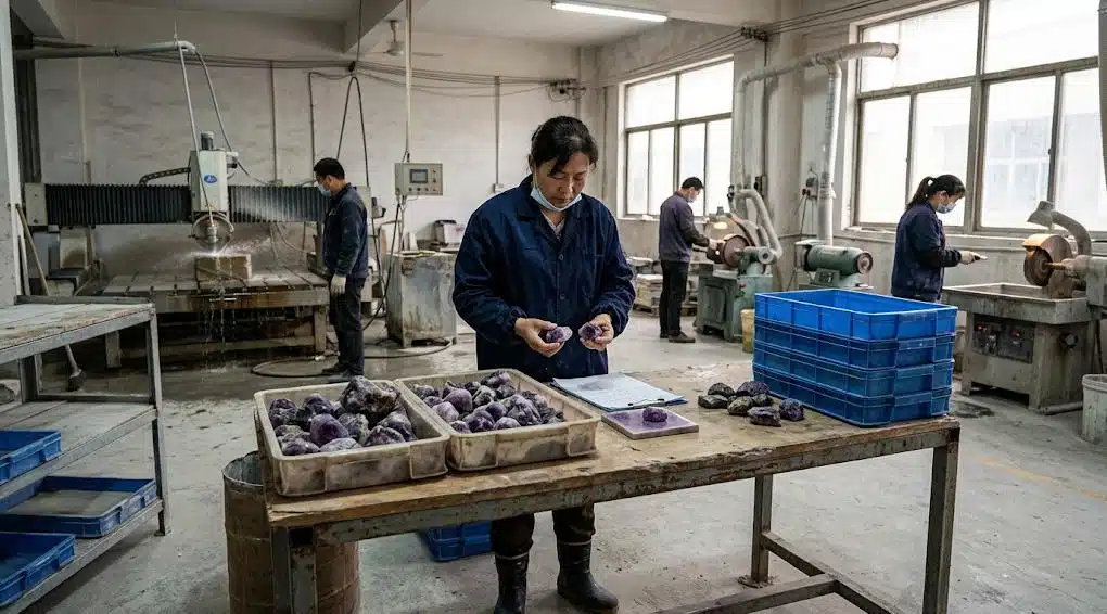 Raw Material Selection Stage for Gua Sha Products