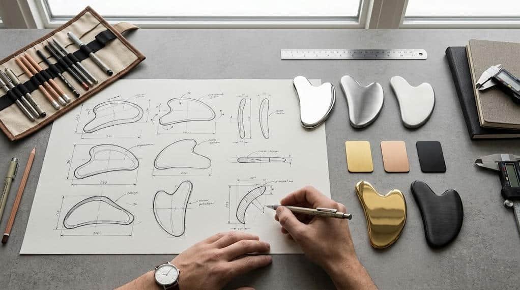 Selection of Stainless Steel Gua Sha Craftsmanship
