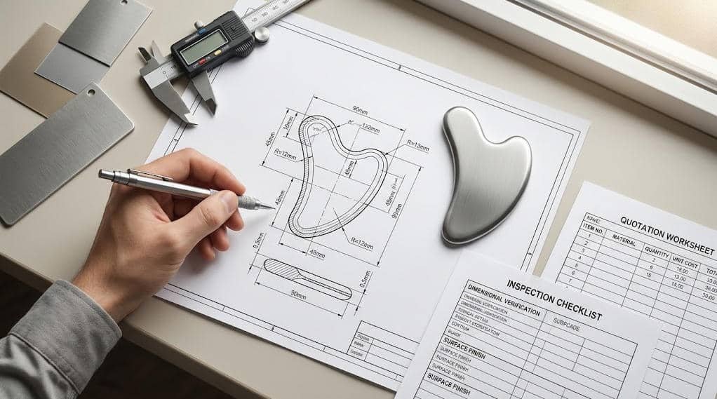 Stainless Steel Gua Sha From Design to Finished Product